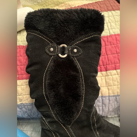 Bare Traps Ellery calf high suede boots Sz 6m - Picture 5 of 7